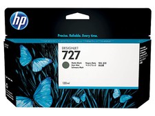 HP 727 130-ml Matte Black DesignJet Ink Cartridge, B3P22A picture