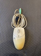 HP PS/2 Mouse 2-Button Scroll Wheel Serial Plug Logitech M-S48a Untested picture