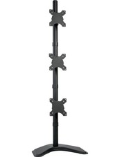 VIVO Triple Vertical LCD Monitor Height Adjustable Desk Mount Stand for 3 Scr... picture