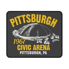 Pittsburgh Arena 1967 Rubber Base NHL Computer Mouse Pad - Pittsburgh Penguins picture
