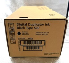 Genuine Ricoh Black Ink Cartridge TYPE 500 (893536) - Box of 6 picture