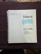 Macintosh Publish-It Timeworks Platinum User Guide 1989 picture