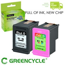 GREENCYCLE Ink Cartridge FOR HP 61XL Deskjet 1010 1012 1510 2540 2050A 2546 2511 picture