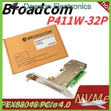 New BROADCOM 05-50054-00 PCI-Express 4.0x16 P411W-32P NVMe Switch Adapter picture