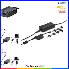 90W Universal Laptop Charger AC Adapter with USB Port 2.4A Fast Charge 5 Tips picture