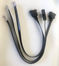Pack of 3 NEW VEGA TECH POS CABLE DB9 RS232 male to RJ45 E189529 AWM 20251 60 ºC picture