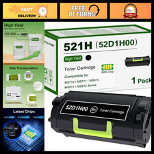 High Yield Black Toner Cartridge 1-Pack Replacement for Lexmark MS710 MS810 Seri picture