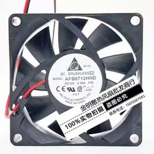 Delta AFB0712HHD 12V DC 0.30A 70×20 mm 2-wire silent cooling fan picture
