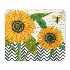 CafePress Modern Vintage Sunflower Mousepad  (1288368916) picture