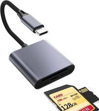 1PCS USB C to SD Card Reader, Supports SD and TF Memory Cards, Upgraded with a M picture