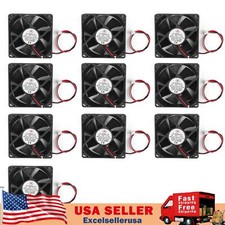 10x DC 24V 8cm 80x80x25mm 8025S 80mm CPU System brushless Cooling Fan 2pin picture