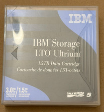 IBM STORAGE LTO ULTRIUM (46X1290) 1.5TB DATA CARTRIDGE - NEW / OPEN BOX picture
