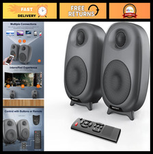 60W Powered Computer Speakers, Bluetooth 5.0, Wired Optical Input, Deep Bass, St picture