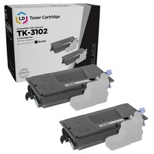 LD Set of 2 Comp Kyocera-Mita Black TK-3102 1T02MS0US0 Toner FS-2100DN picture