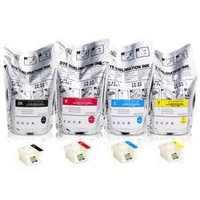 4 Colors With One Time Use Chip For EPSON B6080 B7080 B9080 Printers picture