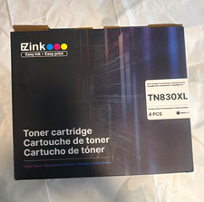 EZINK TN830XL Compatible High Yield Black Laser Toner Cartridge 4-Pack picture