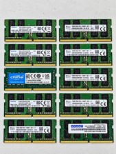 Lot of 10 16GB DDR4 Laptop RAM SO-DIMM Samsung SK Hynix Crucial Mixed Speeds picture
