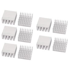 10Pcs 20mm x 20mm x 10mm Aluminum Heatsink Heat Diffuse Cooling Fin Silver Tone picture