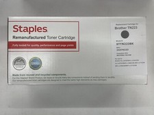 Staples Black Reman Toner Cartridge Replacement for Brother TN223 picture