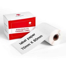 White Square Sticker Labels Self-Adhesive Tag Paper for Phomemo M110 Printer picture
