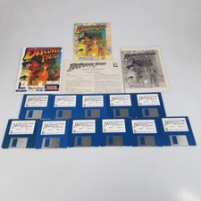 LucasArts, Indiana Jones and the fate of Atlantis German Amiga Game 1992 Retro picture