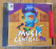 MICROSOFT MUSIC CENTRAL 96 CDROM HOME INTERACTIVE MUSIC SOURCE- NEW SEALED  picture