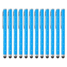 12 Pcs Bling Crystal Stylus Pens for Touch Screens, Blue picture