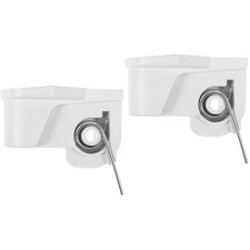 2Pcs Reusable Floor Fan Motor Neck Bracket ABS Plastic Connector White picture