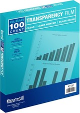 Samsill Transparency Film for Laser Printers, 100 Sheets, Not for Inkjet picture