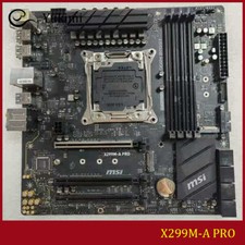 FOR MSI X299M-A PRO DDR4*4 LGA 2066 64GB Micro ATX Motherboard Test OK picture