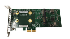 Supermicro AOC-SLG2-2TM2 Dual Port M.2 Raid Controller Half Height picture