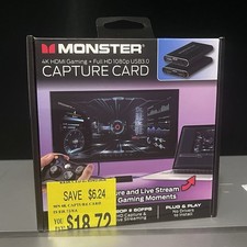 Monster 4K HDMI Capture Card 1080p 60FPS USB 3.0 MAD1-2024-BLK NEW picture
