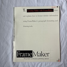 RARE VINTAGE NeXT FrameMaker 