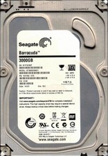 ST3000DM001 P/N: 1CH166-575 F/W: CC49 WU W1F Seagate 3TB picture