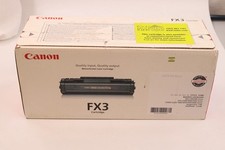 Canon FX3 Black Toner Cartridge Genuine OEM 1557A002BA New picture