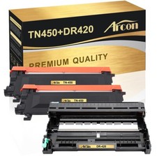 2PK TN450 + 1PK DR420 Toner Drum Compatible with Brother MFC-7860DW DCP-7065DN picture