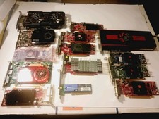 13 Graphics Cards Radeon, ASUS, NVIDIA & Wireless Linksys PCI Adapter *Untested* picture