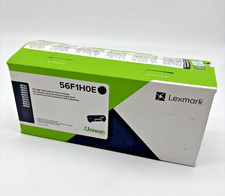 Lexmark 56F1H0E Toner Cartridge High Yield Black Printer Genuine 15,000 Pages picture