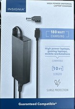 Insignia High Power 180 Watt Universal Laptop Charger 10 ft cord picture