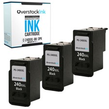 3-PK Compatible OSI PG 240XXL Ink Cartridge for Canon PIXMA MG3520 MG3522 MG3620 picture