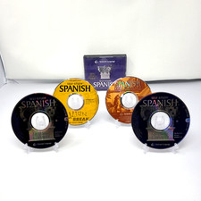 SYRACUSE LANGUAGE SPANISH SELF STUDY 4 CD SET : School, Home, Business, Travel picture
