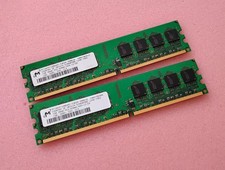 2GB Kit 2x1GB PC2-4200U DDR2 533 MHz PC2-4200 240-Pin DIMM Desktop Memory #HN27 picture