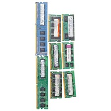 8 Stick Desktop RAM Lot - DDR3 & DDR2 - Samsung Kingston Hynix Crucial 20GB picture