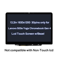 Lenovo 500e Yoga Chromebook Gen 4 82W4001SUS 82W40009US WUXGA LCD Touch Screen picture