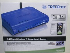 TRENDnet TEW-432BRP 54 Mbps 4-Port 10/100 Broadband Wireless Firewall Router-New picture