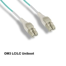 10PCS Kentek 3m OM3 LC to LC 10Gb Multi-Mode Fiber Cable Uniboot 50/125 Duplex picture