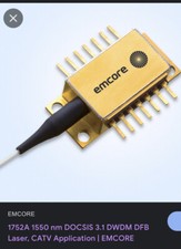 1550nm 10mw fiber optic butterfly laser single mode CatV Application Emcore picture