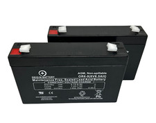 TrippLite SMART500RT1U UPS Battery Kit 6V 9AH SLA Batteries RBC62-1U Replacement picture