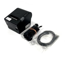 Epson TM-T88V M244A POS Receipt Printer Serial USB Black w/ AC - Scratches picture