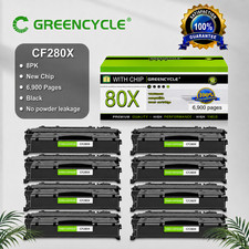 8PK CF280X 80X Toner Cartridge for HP Laserjet Pro 400 M401a M401d M401dn M425dn picture
